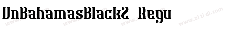VnBahamasBlack2 Regu字体转换